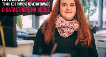 Hana Ančincová a Petr Gazdík nabízí sto tisíc tomu, kdo přinese nové informace o katastrofě na Bečvě a povedou k dopadení viníka